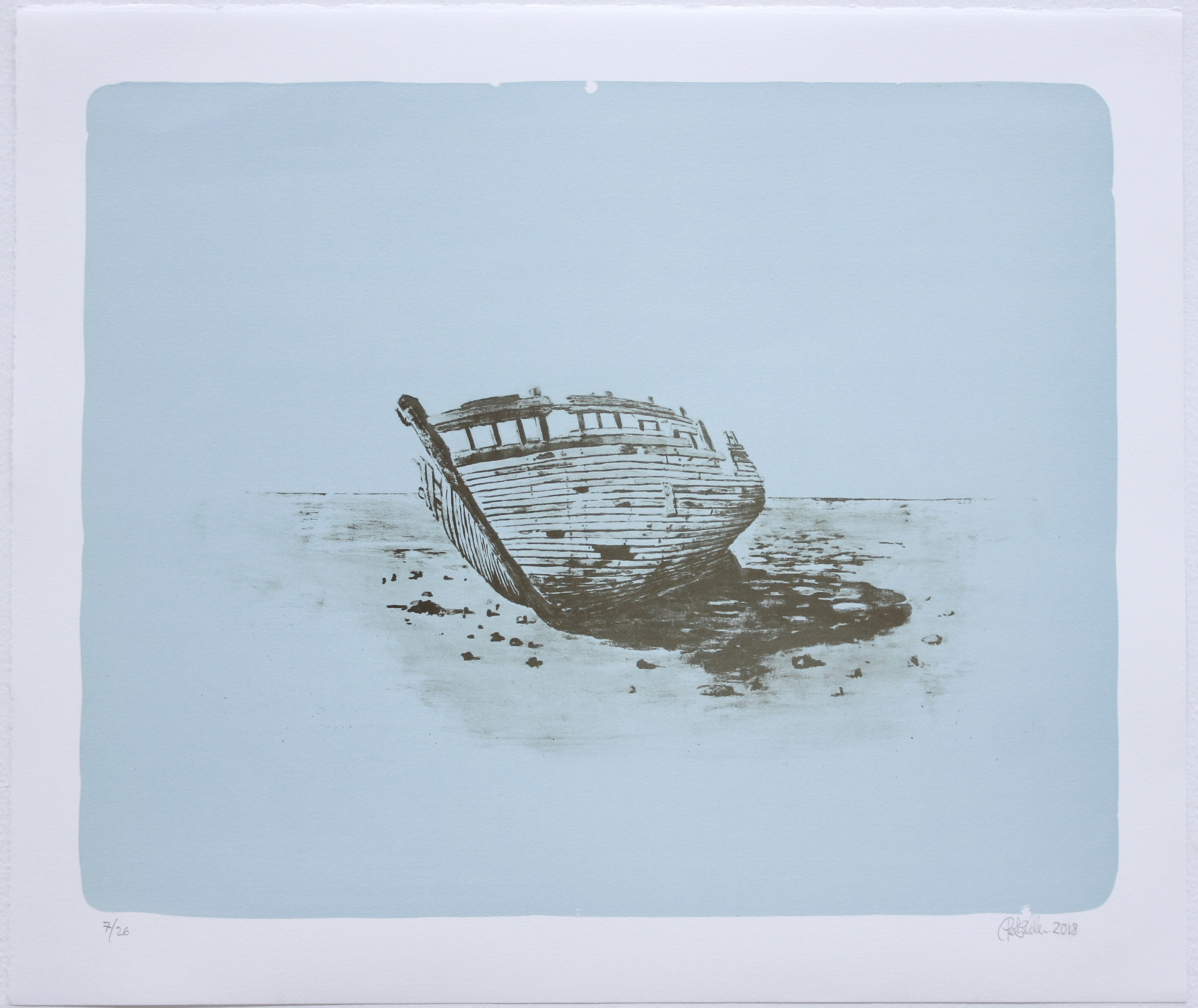 Lithographic print, edition of 26, 61x52 cm