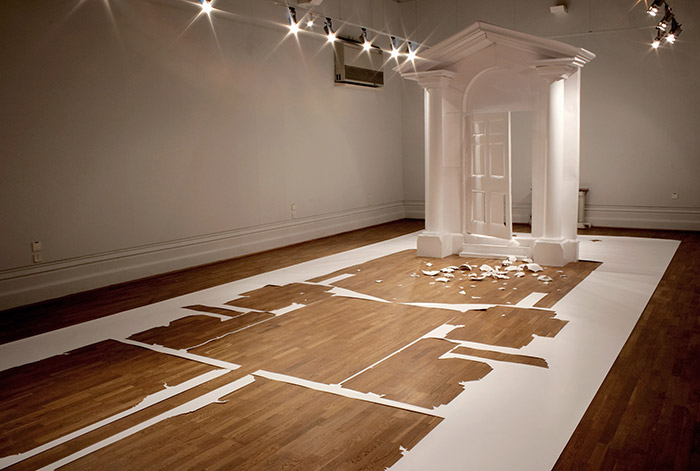 Cut and folded from one piece of 350 gsm paper. Wedgewood Commission, Nottingham Castle, UK. 4,60 x 10 x 3,75 m</b>
Photo: <a href="http://www.jonathanwaringphotography.co.uk/">Jonathan Waring</a>