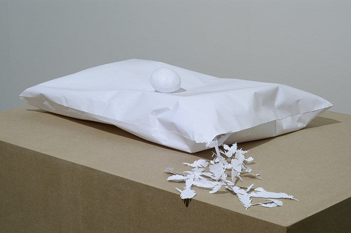 Acid-free 115 gsm paper and glue. 12 x 55 x 34 cm