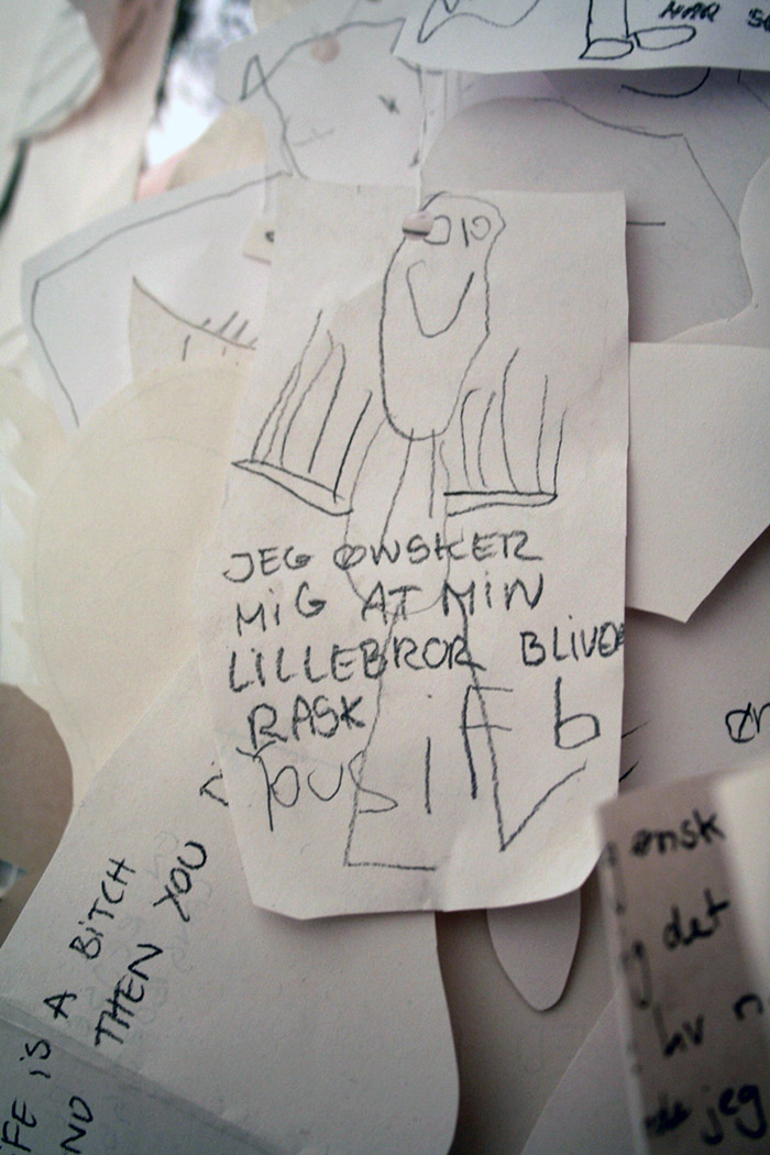 "I wish that my baby brother gets well"